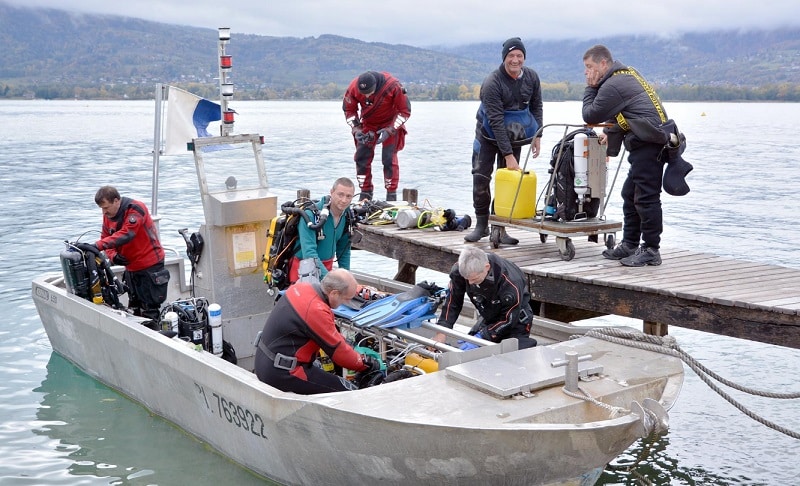 Buceo En El Lago De Annecy Y El Lago Lem N