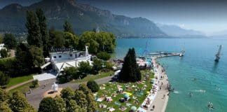 Plage de l'Impérial à Annecy