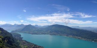 Vue lac d'Annecy