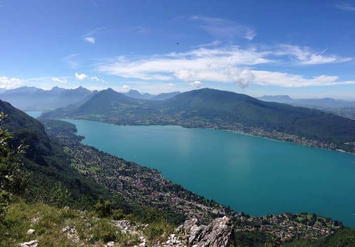 Vue lac d'Annecy