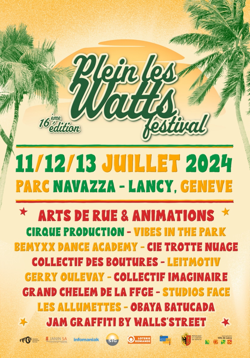 Festival Plein les Watts 2024 Genève