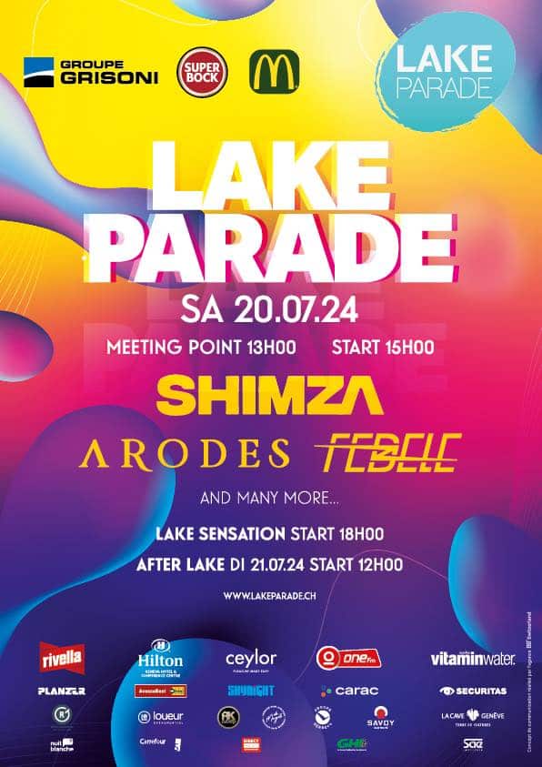 Lake Parade 2024 à Genève infos et dates