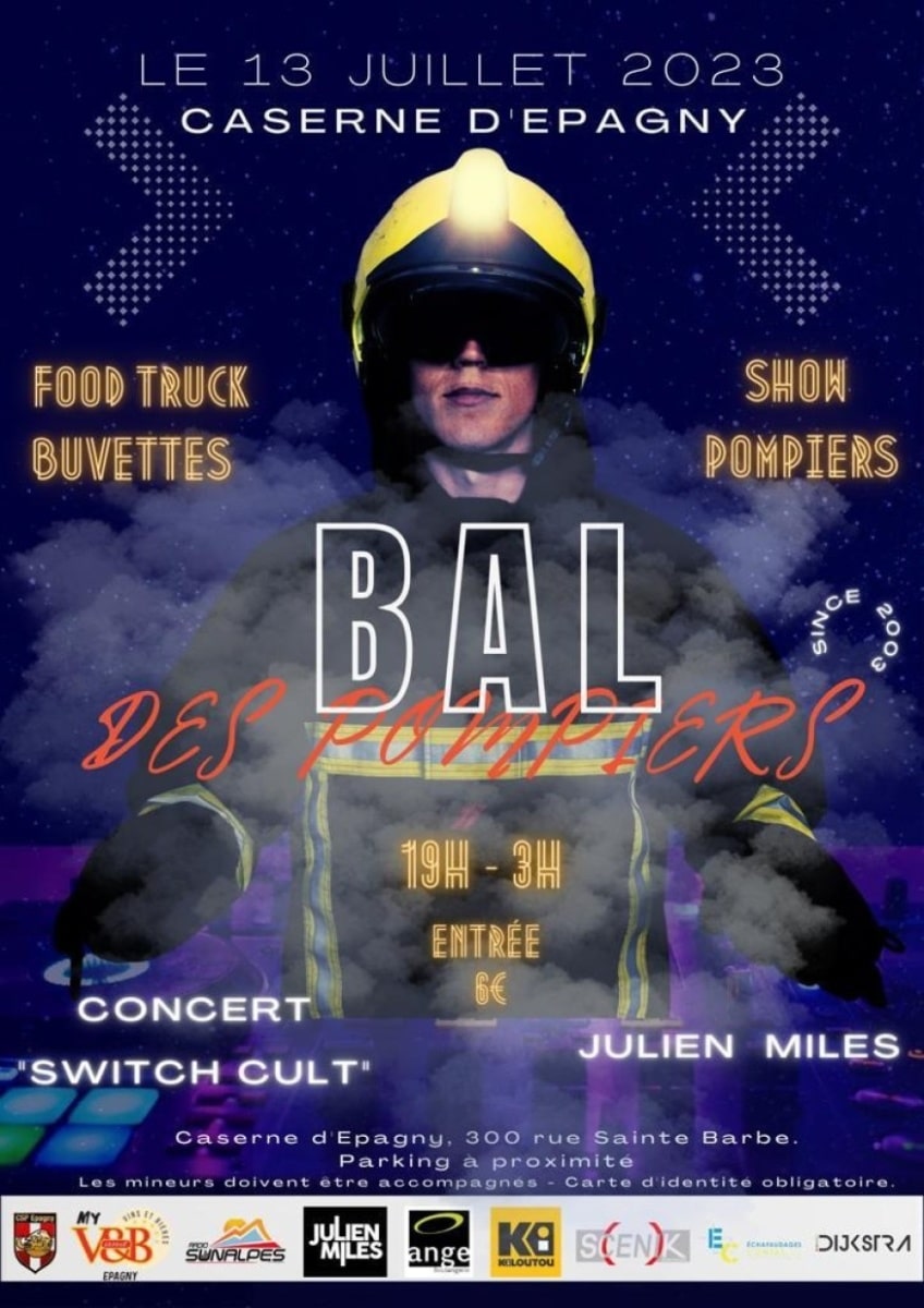 Bals des pompiers à Annecy & en Haute-Savoie | Juillet 2024