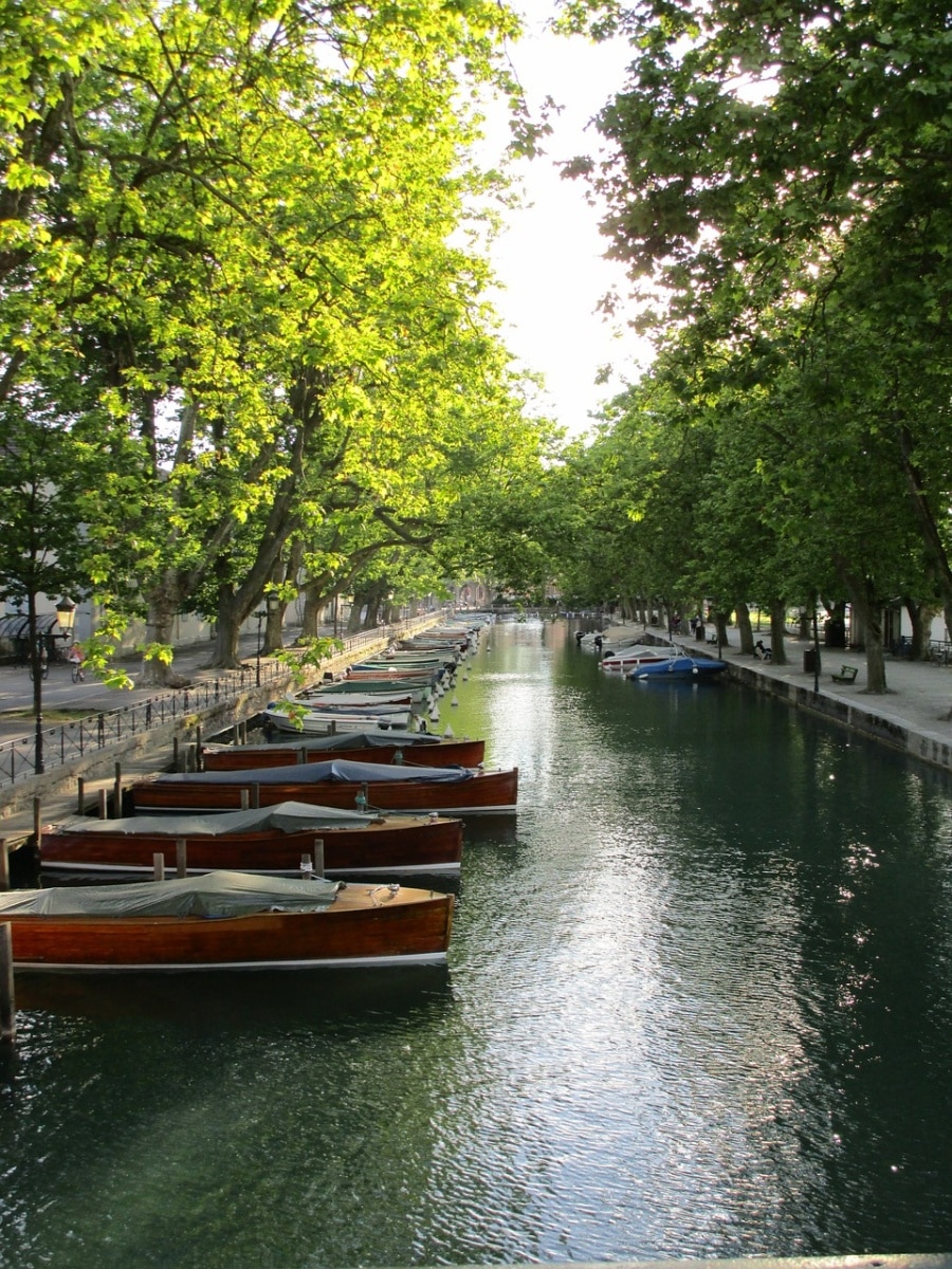 Baignade canaux Annecy