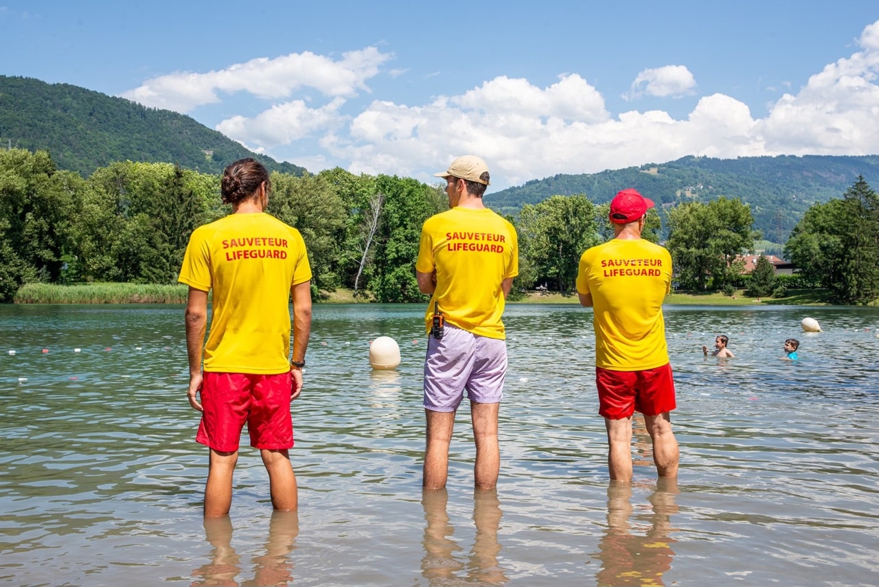 Lac de Thyez baignade