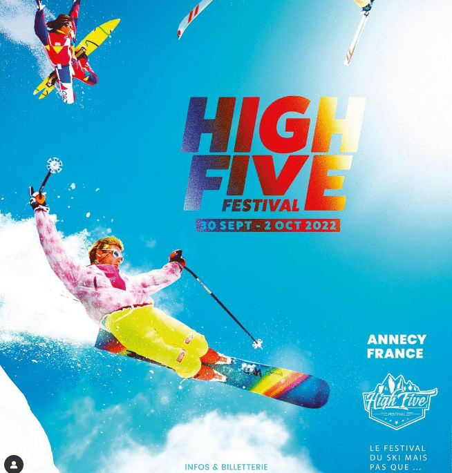 affiche 2022 du high five festival annecy