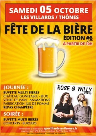 Fête de la bière des Villards-sur-Thones 2024