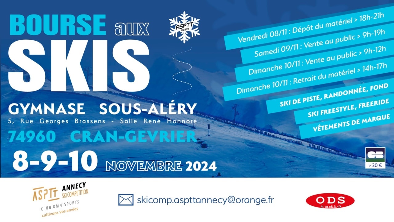 Bourse au ski Annecy 2024