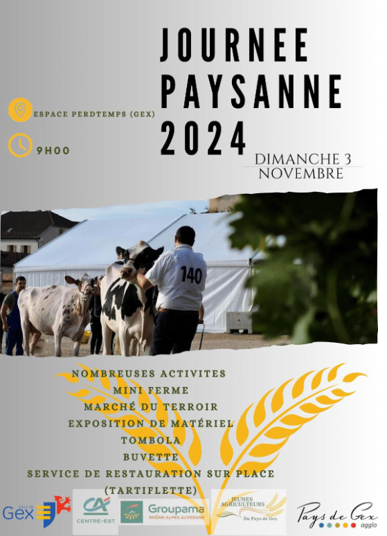 Journée paysanne Gex 2024 date programme infos