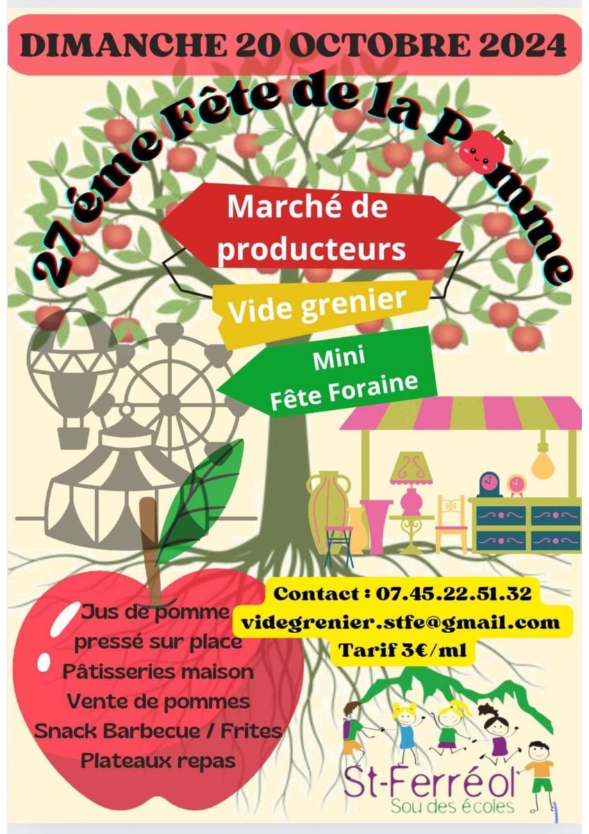 saint-ferreol fete de la pomme date programme infos