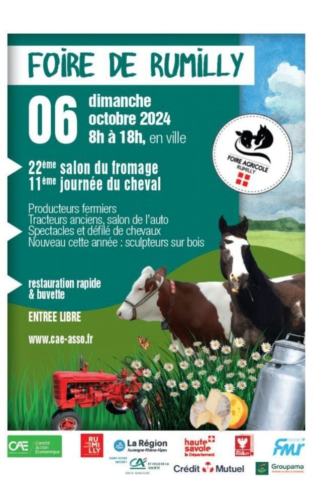 affiche foire agricole rumilly