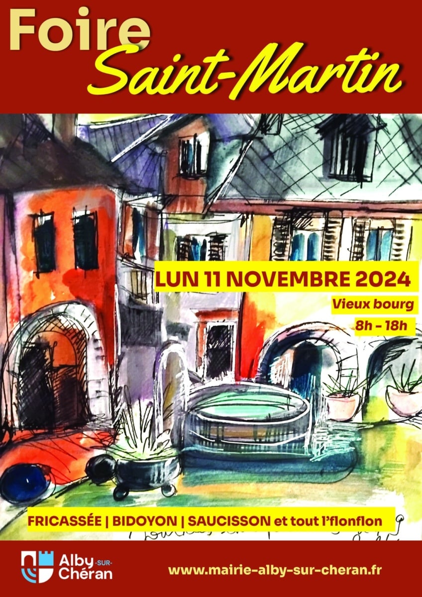 foire saint-martin alby-sur-chéran 2024 programme 