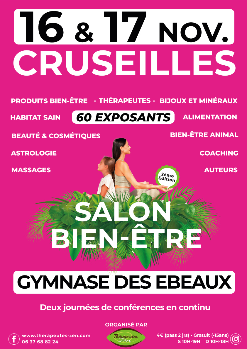 Salon bien-être 2024 cruseilles programme infos