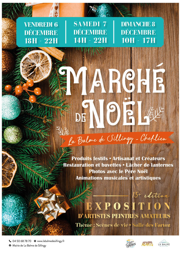 Marché de Noël La Balme-de-Sillingy 2024 date programme