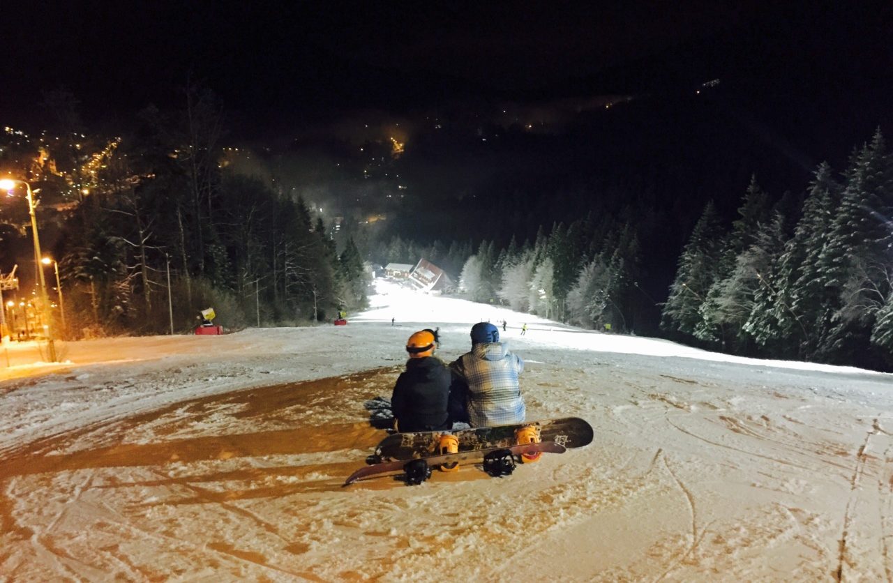 Ski nocturne Haute-Savoie