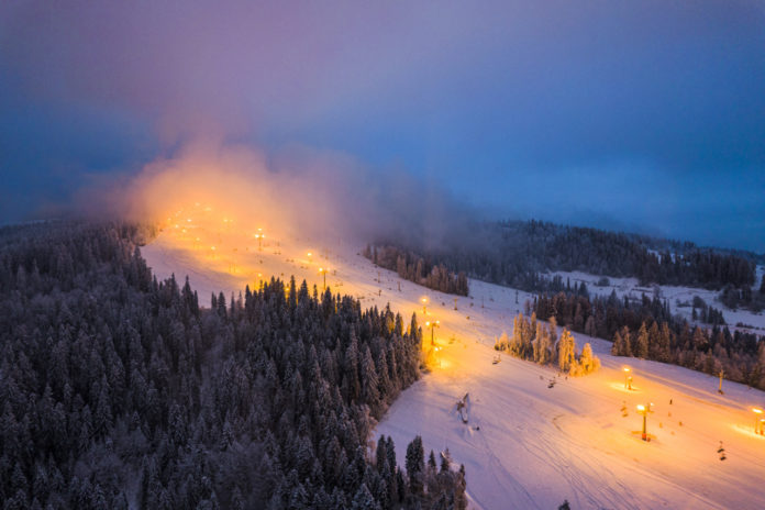 Ski nocturne Haute-Savoie