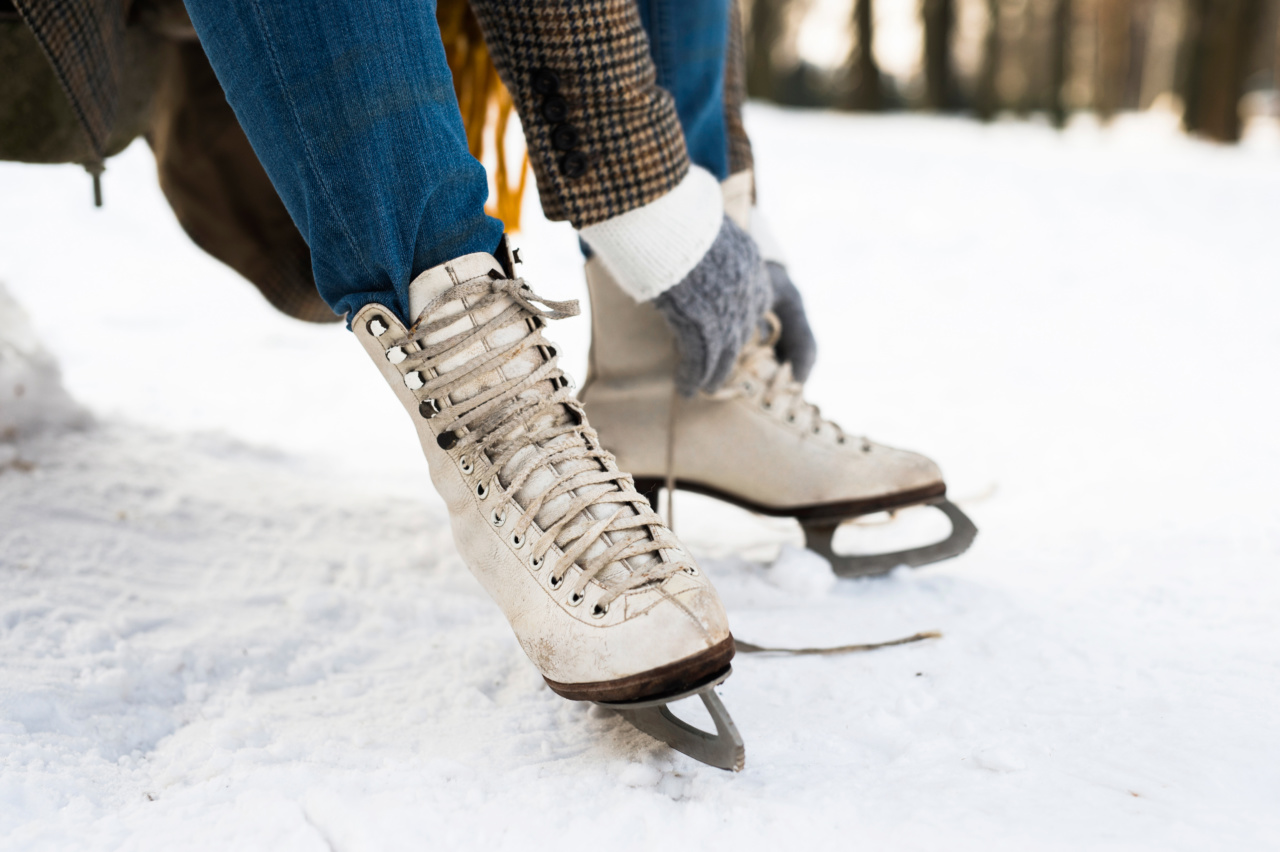 Patin à glace sur lac proche Annecy