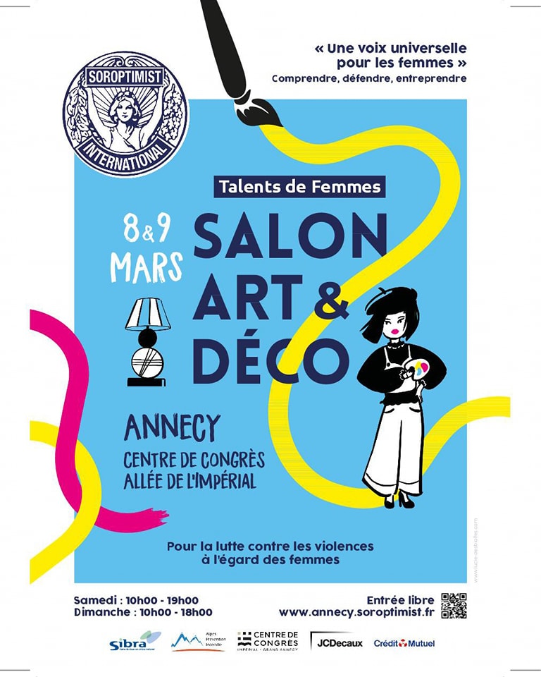 Salon Art & Déco Annecy 2025 affiche